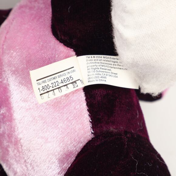 Bratz Daphne Catz 10" Purple Petz Bendable Poseable Plush Stuffed Animal 2004 - Picture 9 of 10